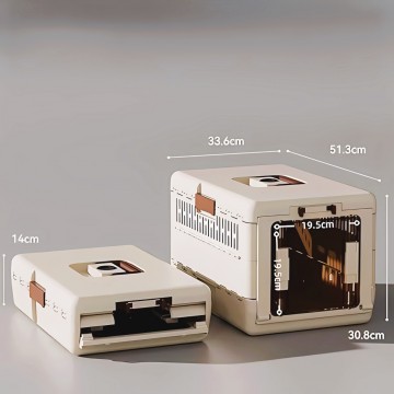 Rubeku Foldable Carrier Easy Door Large Coffee